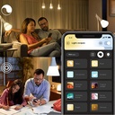 Philips Hue Beyaz Ambiyans Akıllı Başlangıç Seti 3'lü Akıllı Butonlu E27 (Bluetooth)