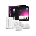 Philips Huewca 4.2W GU10 Renkli Spot Akıllı Ampul 3'lü Kumandalı Başlangıç Seti