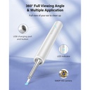 BEBIRD T5 3MP KAMERA 3.5MM LENS ŞARJLI WIFI GÖRÜNTÜLÜ KULAK TEMİZLEYİCİ BEYAZ RENK