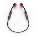 Philips TAA5608BK Açık Kulak Tasarımlı Kablosuz Sporcu Kulaklık, Kemik İletim, IPX5, Görünürlük için LED Işık, 6 Saat, Taşıma Çantalı