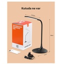 TaoTronics DL1004 Esnek Parlaklık Ayarlı 3 Renk LED Siyah Masa Lambası