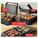 Tefal SuperGrill 3in1 6 Dilim Kapasiteli 2000 Watt Barbekü Izgara ve Tost Makinesi - Siyah