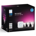Philips Huewca 4.2W GU10 Renkli Spot Akıllı Ampul 3'lü Başlangıç Seti